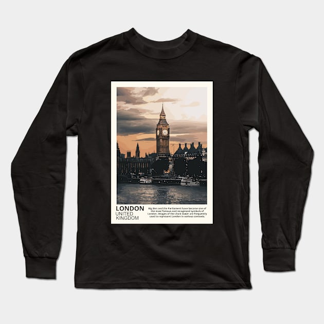 London City Long Sleeve T-Shirt by Raniazo Fitriuro